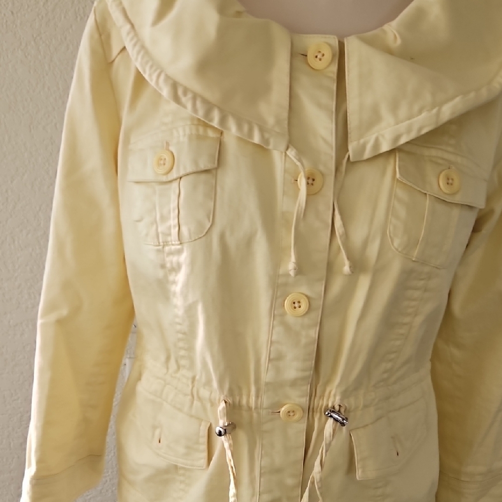 Sandro Light Yellow Utility Jacket - image 3